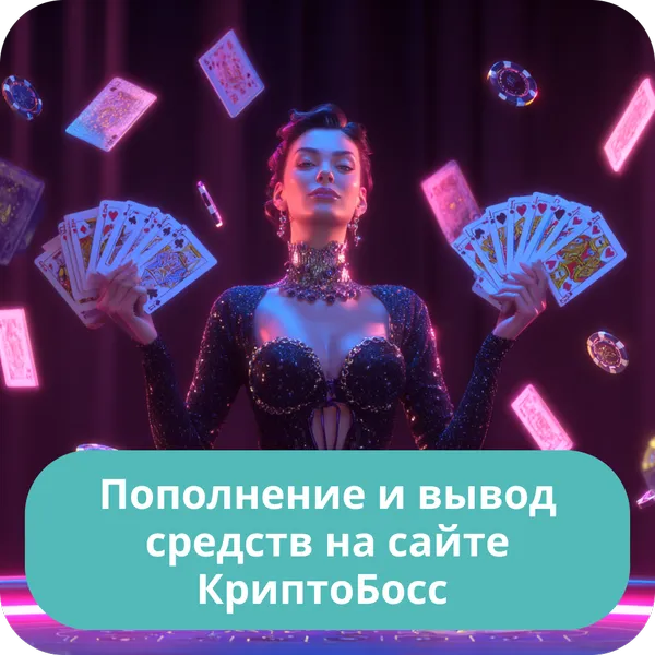 Пополнение и вывод средств на сайте КриптоБосс